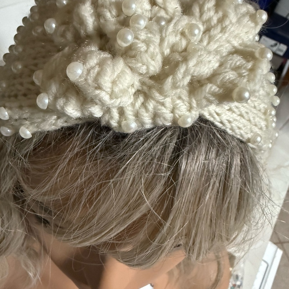 COG New York Knit Flower Headband - Picture 2 of 3